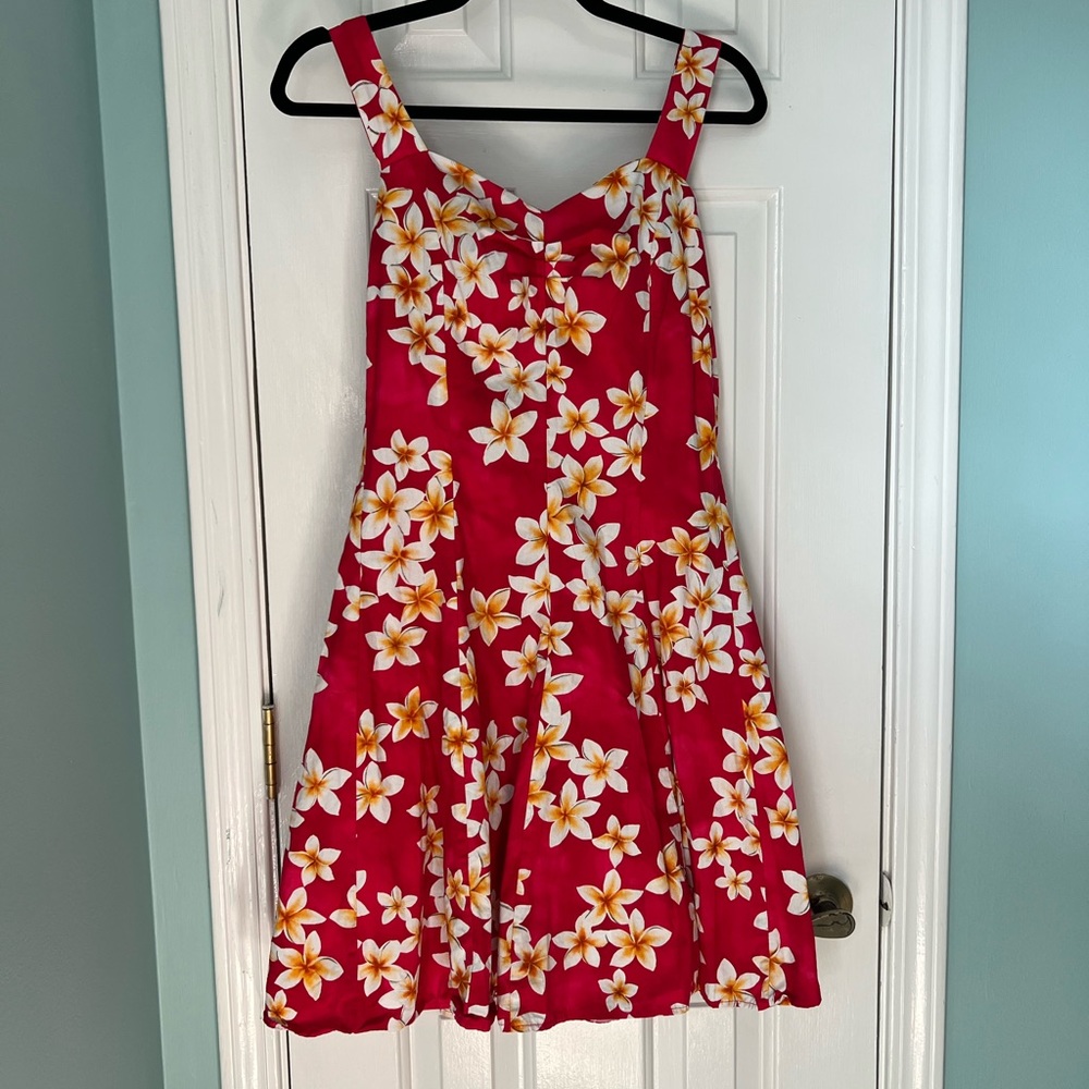 Real Hawaiian Lulu party dress -made and purchased on the Big Island